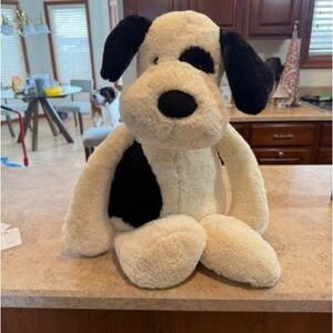 Jellycat Bashful Black & Cream Puppy (Really Big)